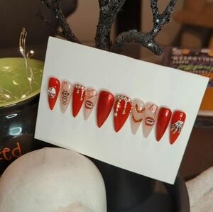 VAMPRESS Press On Nail Set preset SIZE LARGE IN LONG STILETTO